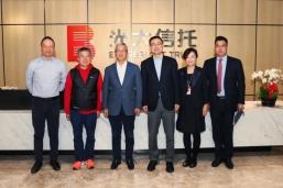 光大信托党委书记冯翔会见元禾厚望总经理曾之杰